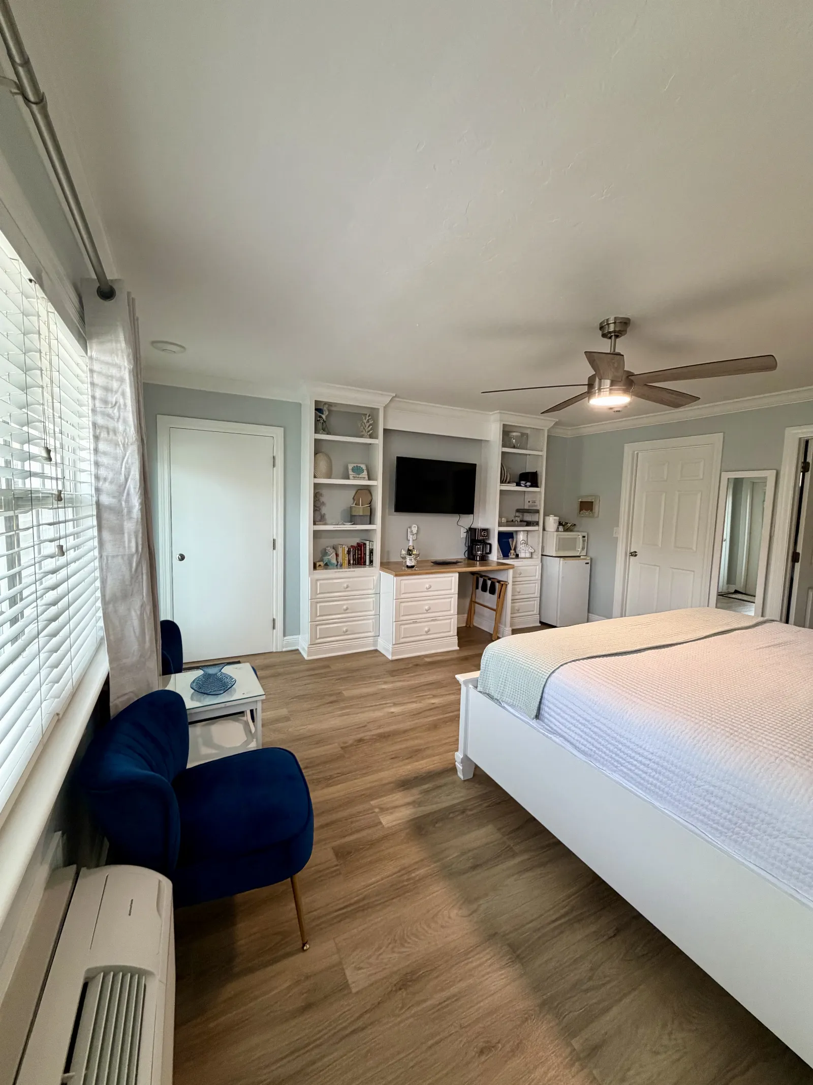 The Unit 248B "The Seaside" king bed room view